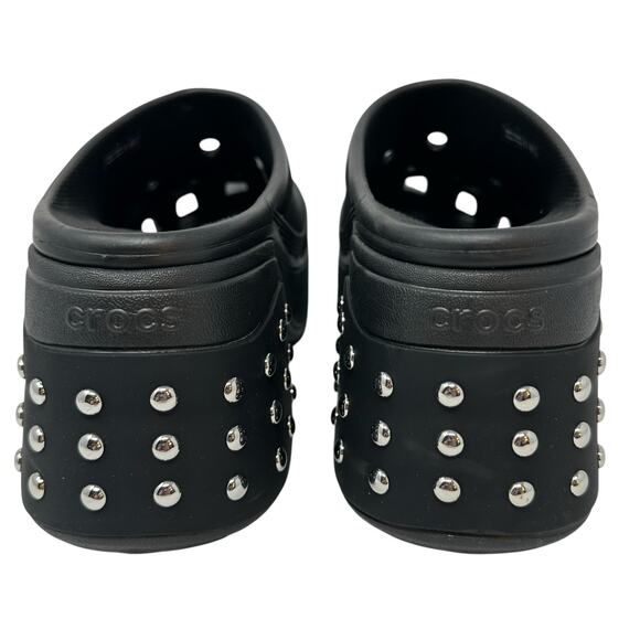 Crocs Siren Studded Platform Heel Clog Unisex Mens Sz 10 Women Sz 12 Chunky Goth - Picture 7 of 14